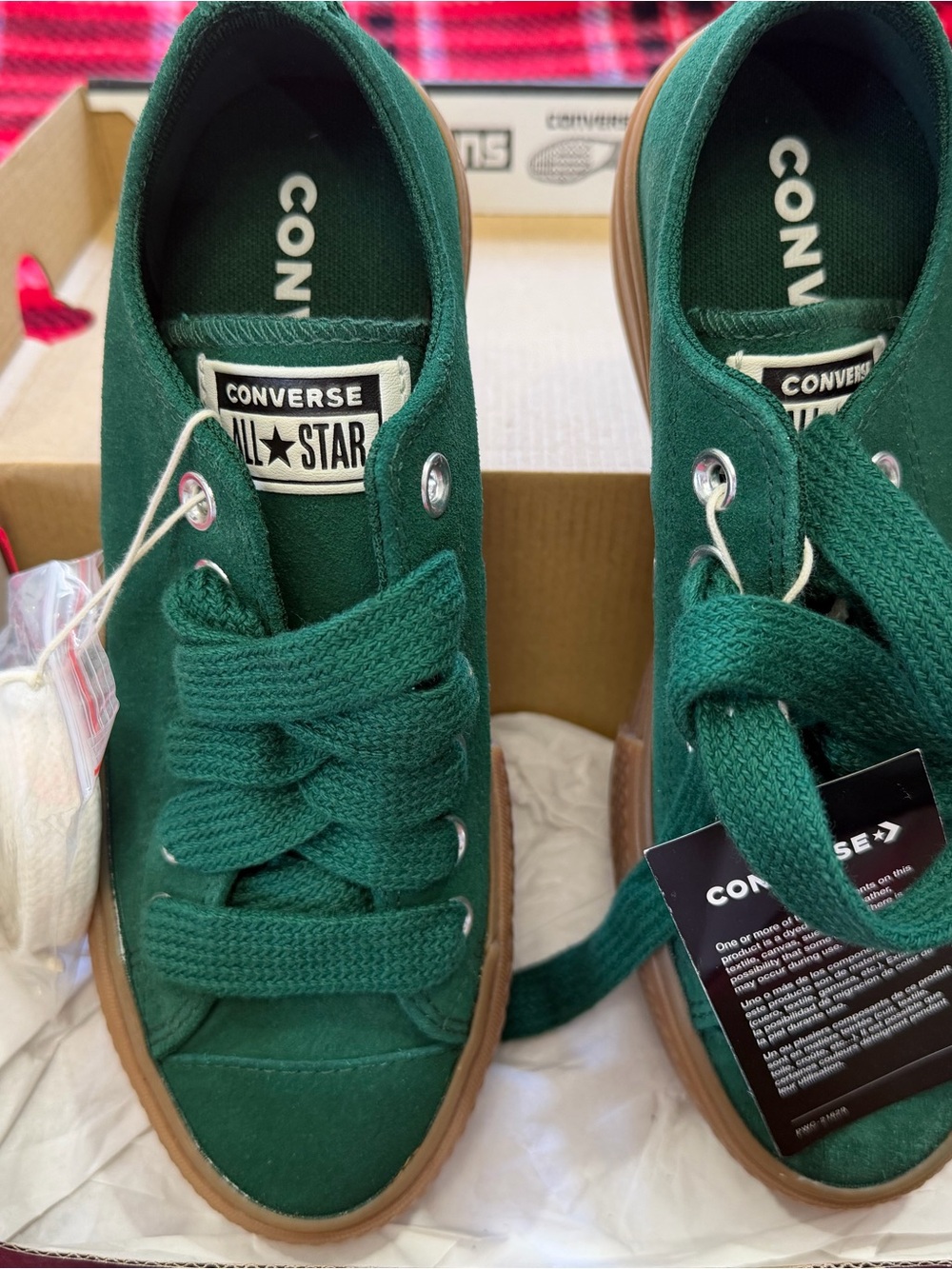 Converse All Star Green Sneakers โ Size 6 โ New With Box